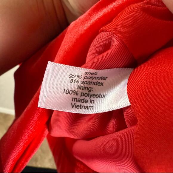 Lane Bryant Red Velvet Blazer Jacket 22 - Picture 15 of 16